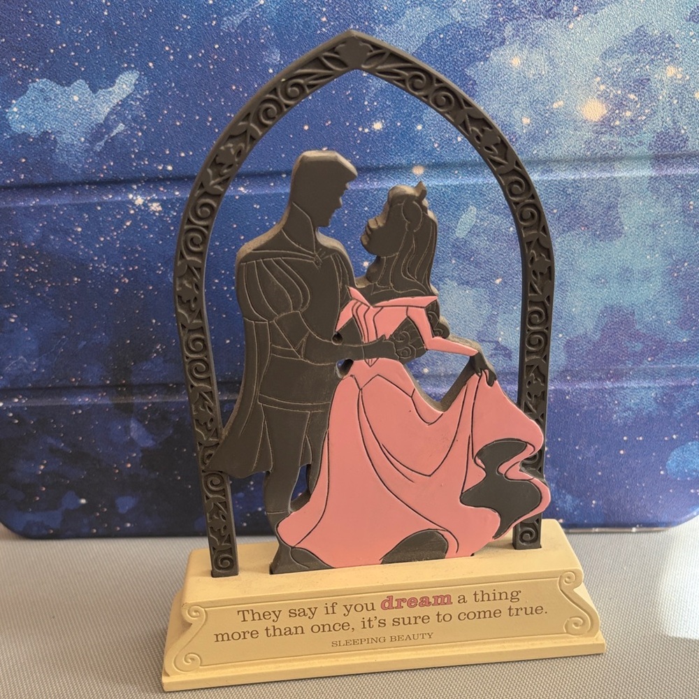 Hallmark Sleeping Beauty Pink Dress Blue Dress Dreams Come True Keepsake
